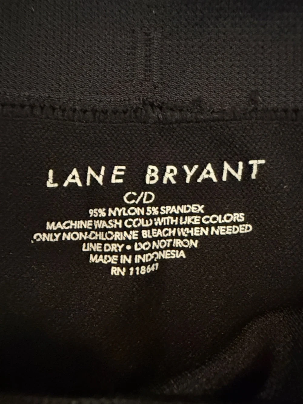 Lane Bryant Ultra High-Waist Shaping Leggings (C/D) Seamless Minimalist - Picture 2 of 7